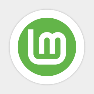 Linux Mint Logo - Monochrome Edition Magnet